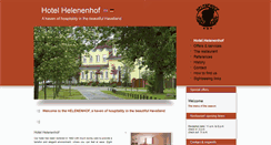 Desktop Screenshot of hotel-helenenhof.de