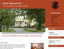 Tablet Screenshot of hotel-helenenhof.de